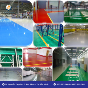 Dịch Vụ Sơn Sàn Epoxy Nhà Xưởng Chuyên Nghiệp Tại Bắc Ninh