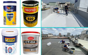 Sơn chống thấm dột trong nhà, ngoài trời tốt nhất hiện nay